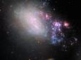 У NASA показали наслідки зіткнення двох галактик
