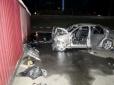 Смертельна ДТП у столиці: Некерований Mercedes зніс відбійник і влетів у ТЦ (фото)