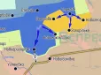 Карта бойових дій 7-14 березня: головний акцент боїв перемістився на Гуляйпільський фронт